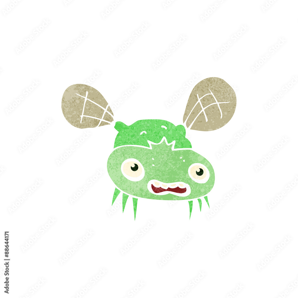 Obraz premium retro cartoon fly