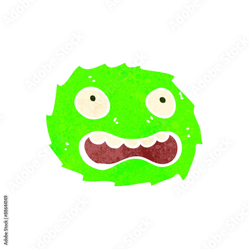 retro cartoon furball creature