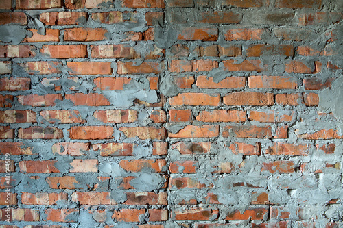 Photo texture of a brick wal