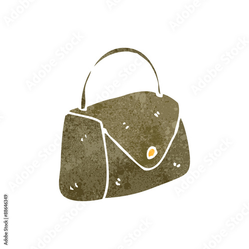 retro cartoon handbag