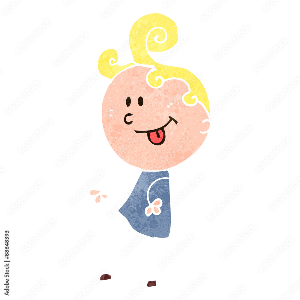 retro cartoon blond woman retro cartoon blond woman