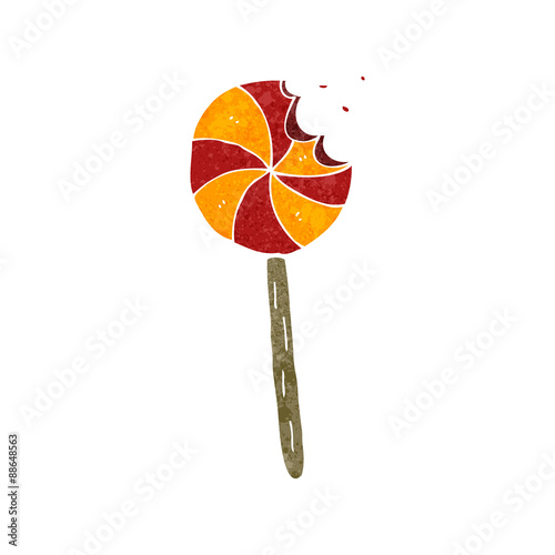 retro cartoon lolipop