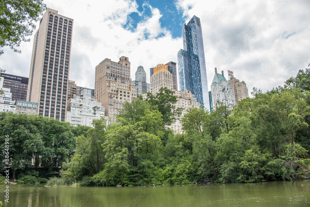 Panoramic View of Manhattan from the Central Park