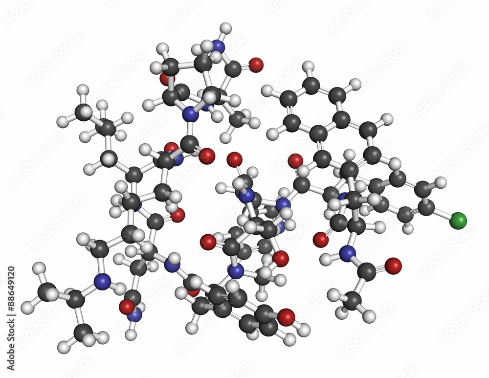Abarelix drug molecule Abarelix drug molecule