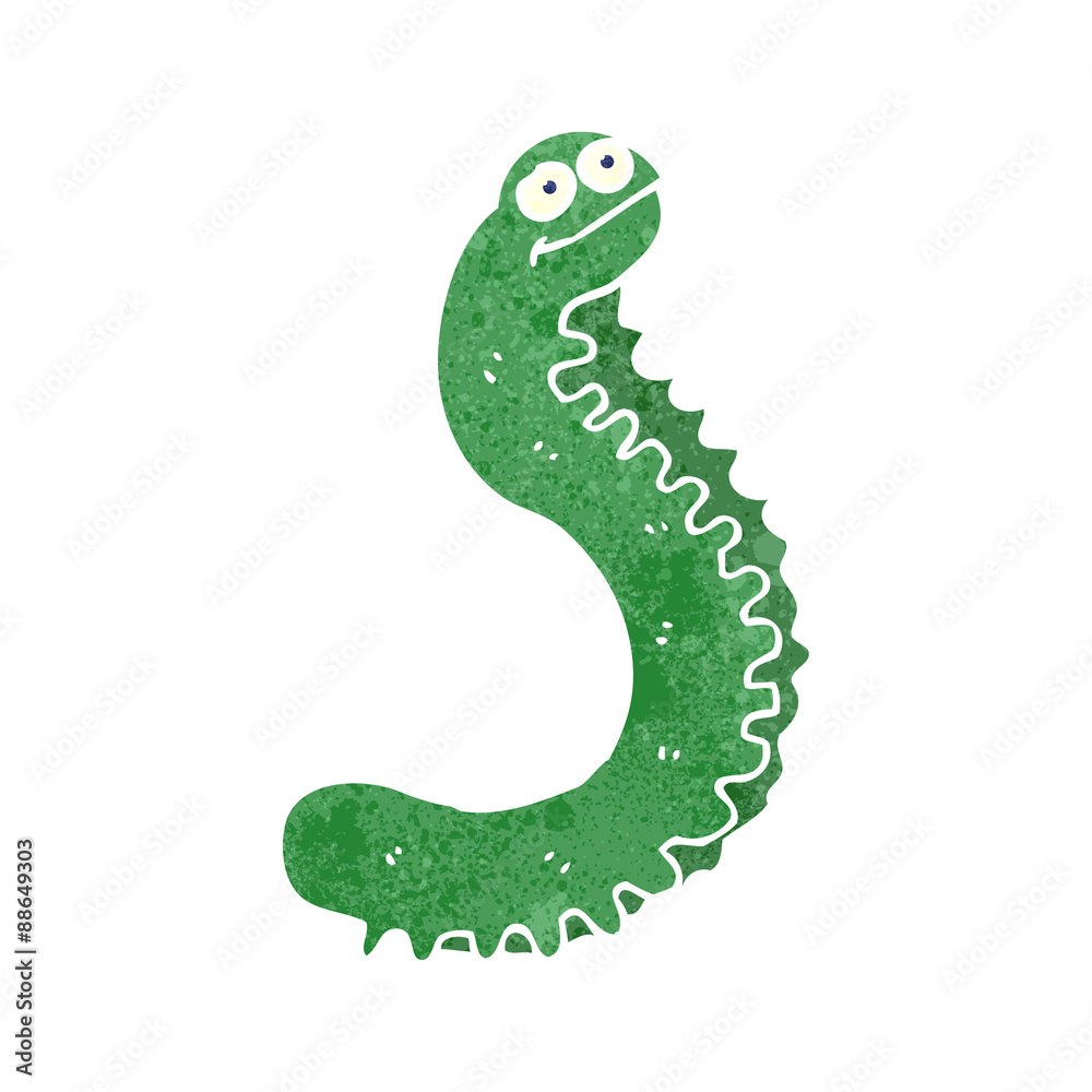 retro cartoon caterpillar retro cartoon caterpillar