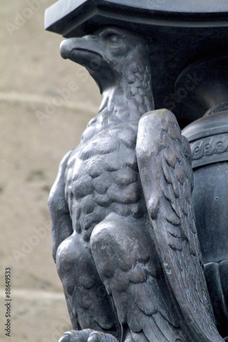 Camara de Diputados, eagle sculpture