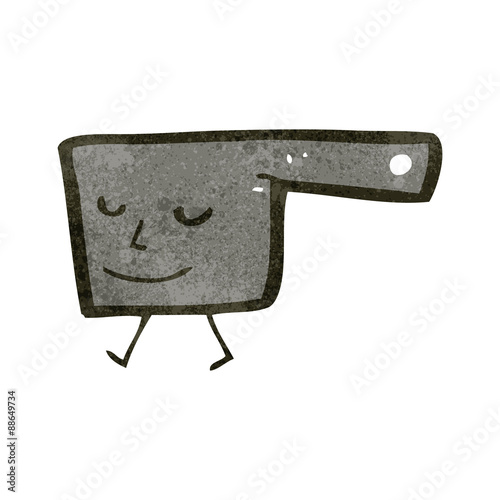 retro cartoon saucepan