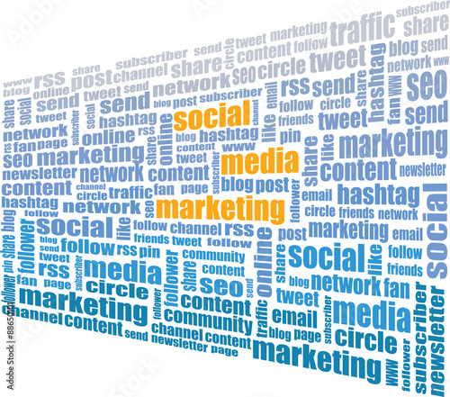 social media marketing tagcloud