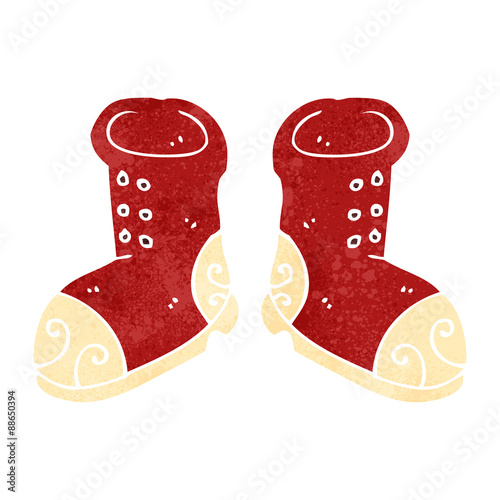retro cartoon boots