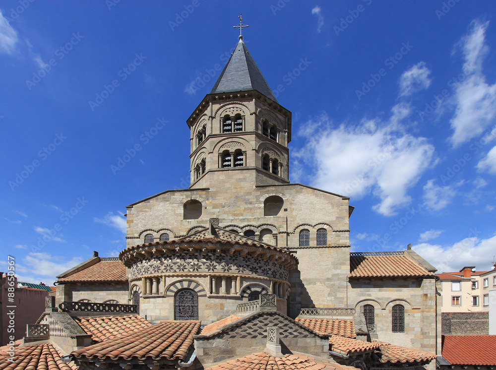 Basilique Notre-Dame-du-Port à Clermont-Ferrand - Puy-de-Dôme - Auvergne