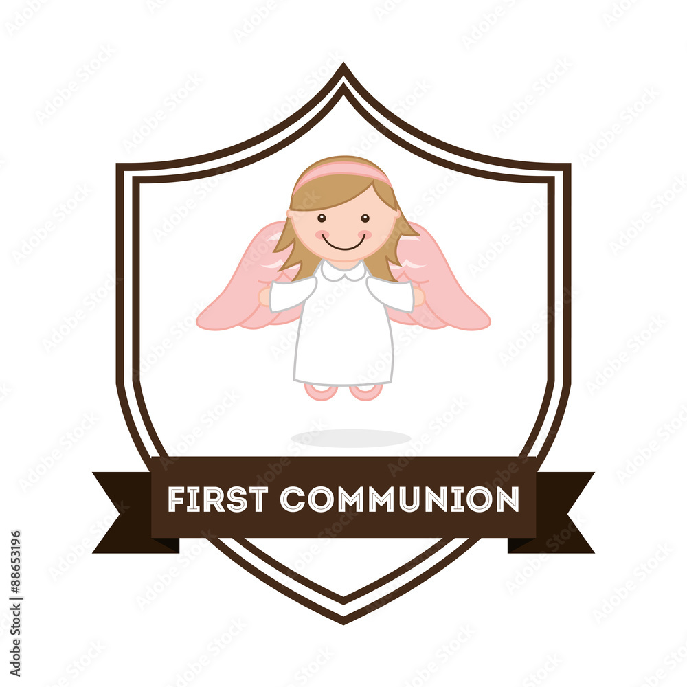 Obraz premium first communion