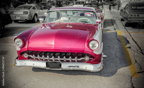  gorgeous amazing front view of old classic retro vintage car