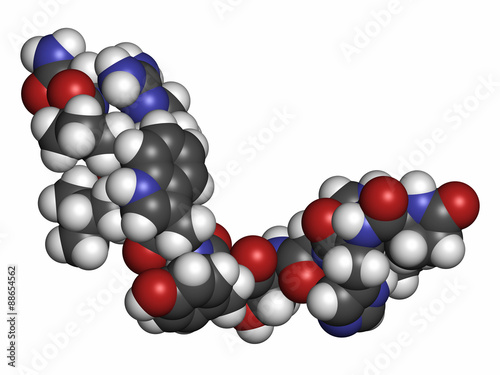 Triptorelin gonadotropin releasing hormone agonist drug molecule photo