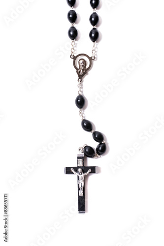 Catholic rosary with a crucifix