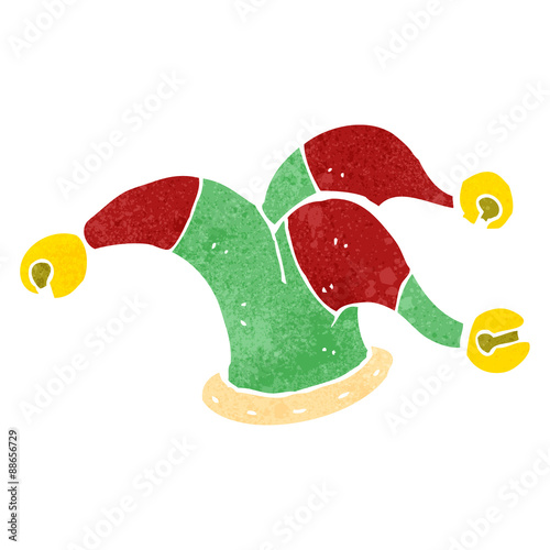 retro cartoon jester hat