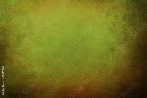  grunge background with green and warm colors