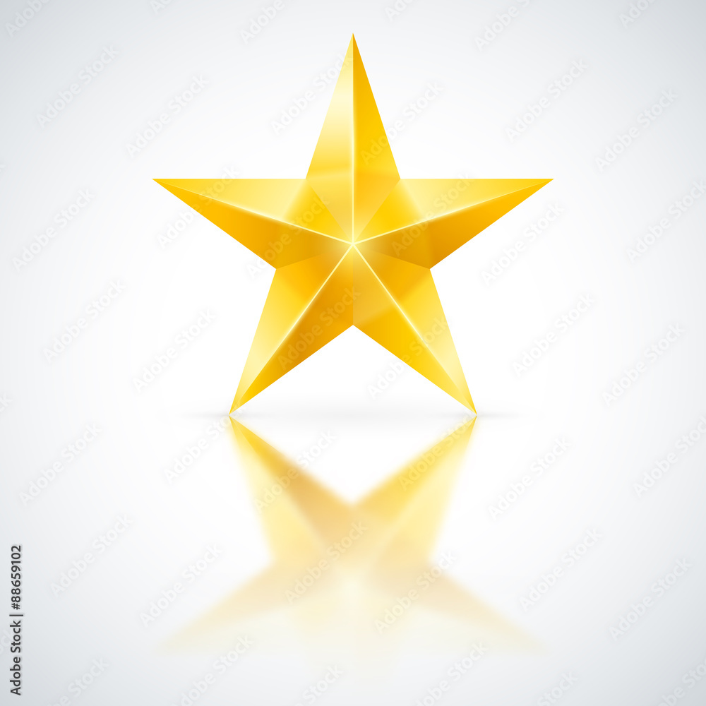 Obraz premium Yellow star