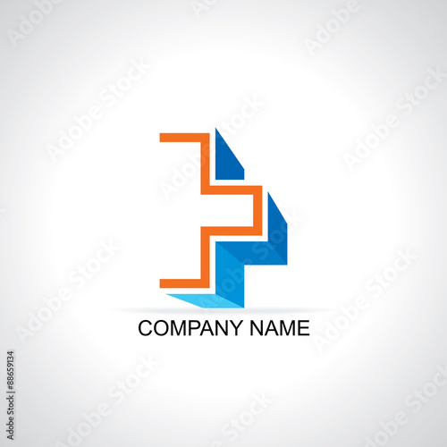 creative company logo concept vector illustration