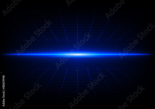 abstract blue grids technology concept design