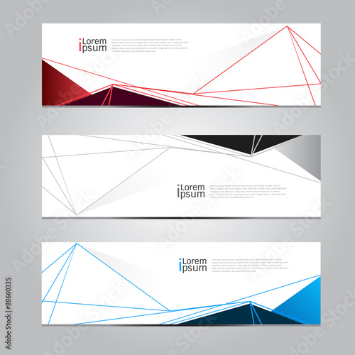 Vector design Banner background, illustration EPS10