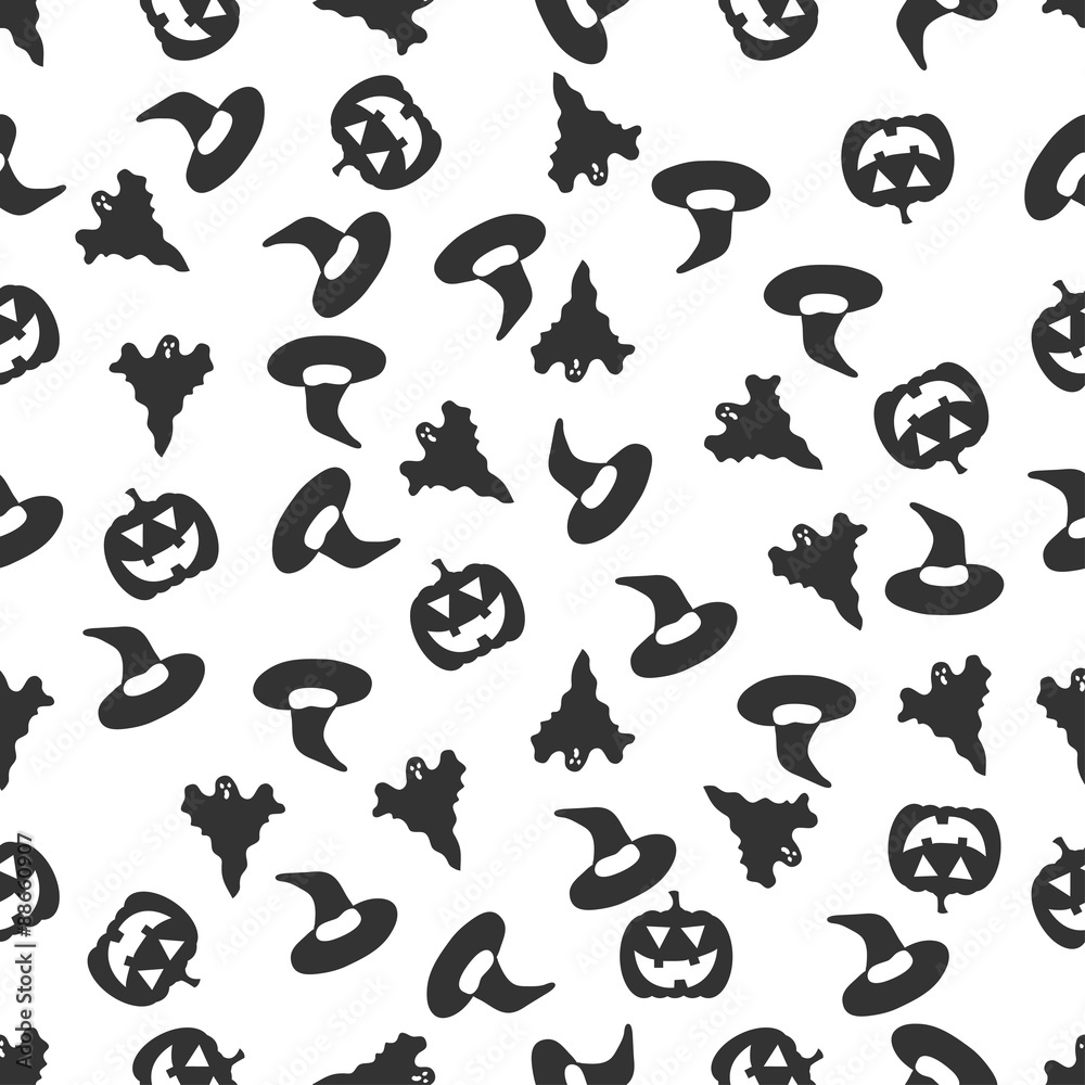 seamless pattern with Halloween
