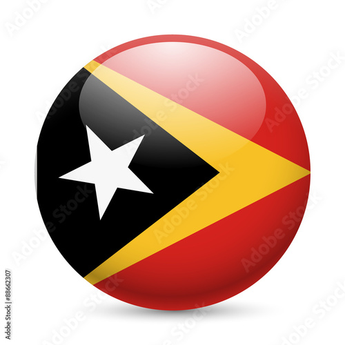Round glossy icon of East Timor Free Download Round glossy icon of East Timor - GFXLoad