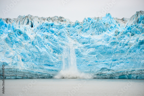 Glacier Calving - Natural Phenomenon photo