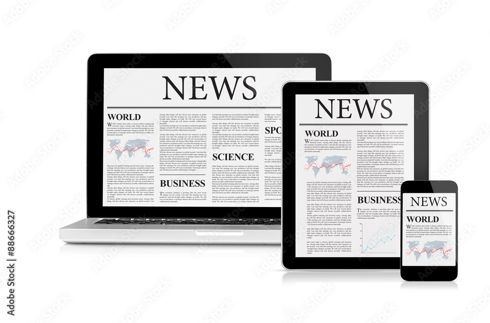 News feed on mobile devices News feed on mobile devices