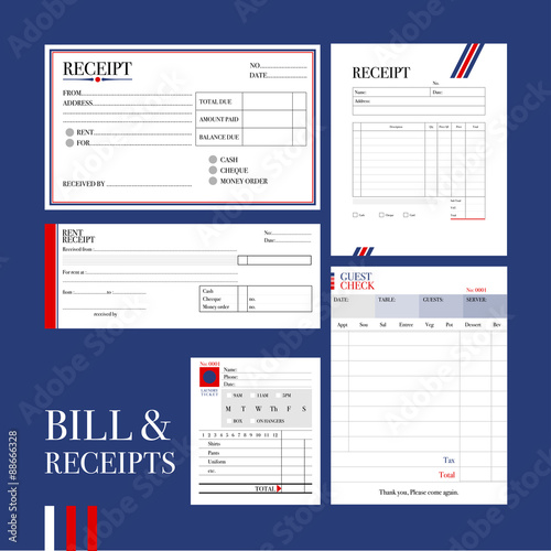 BILL & RECEIPTS