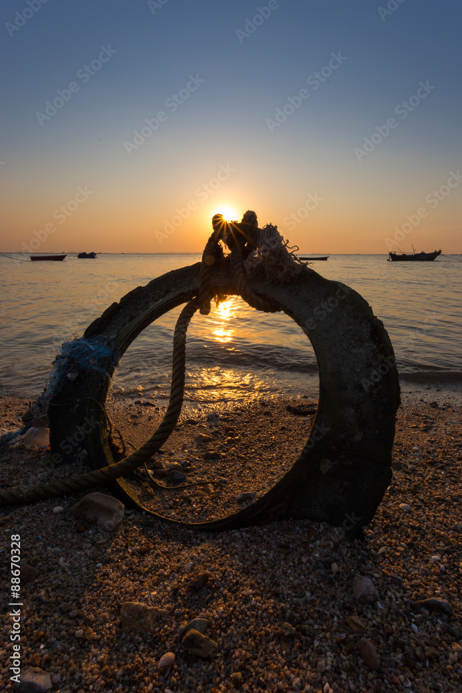 Fototapeta premium old tyre