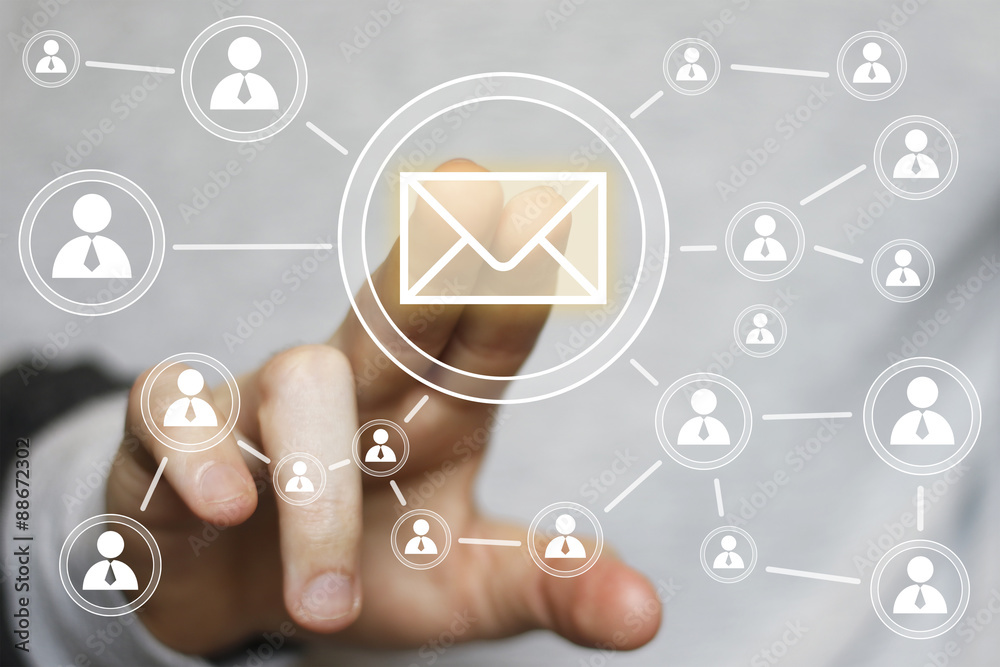 Business button online messaging mail sending Business button online messaging mail sending