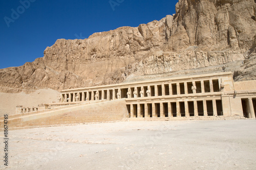 The temple of Hatshepsut near Luxor in Egypt