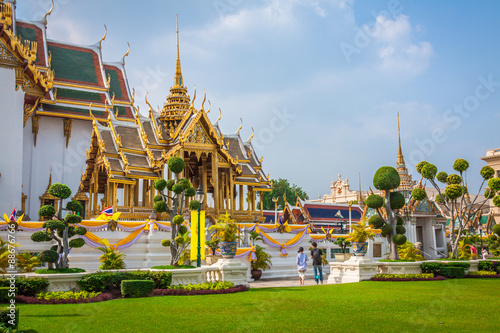 Royal grand palace in Bangkok, Asia Thailand photo