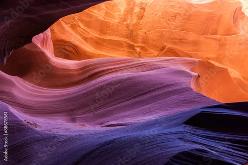 Obraz kolorowe skały w Arizonie