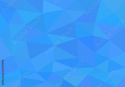 stock polygon background blue