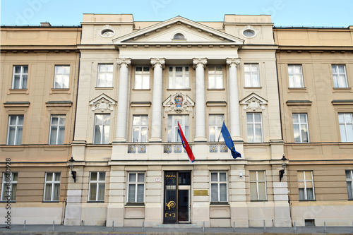 Croatian parliament palace, Zagreb (Upper town), Croatia 