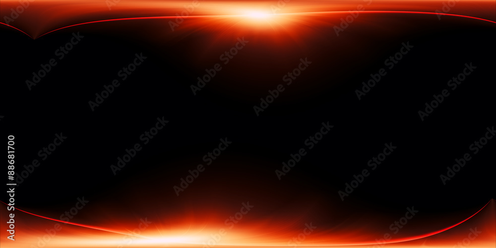 Obraz premium Abstract fiery background with curved lines