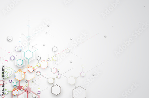 abstract technology background Business & development direction