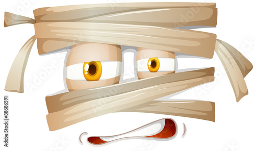 Mummy emojicon facial expression