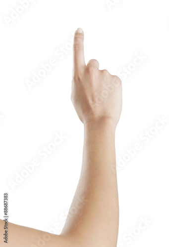 Zeigefinger nach oben