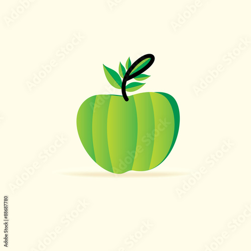 creative apple vector illustration 