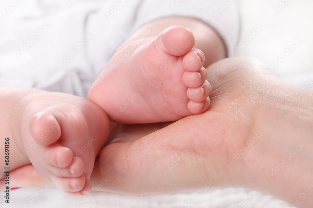 nackte Babyfüße nackte Babyfüße