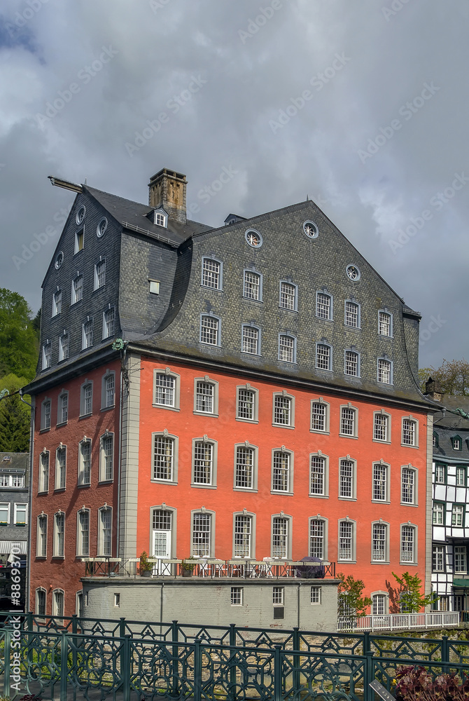 Fototapeta premium historic houses in Monschau, Germany