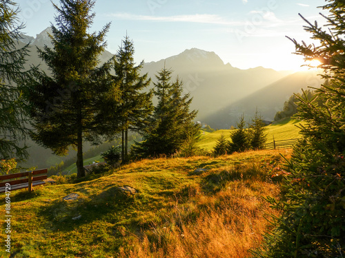 Herbstlicht in den Alpen