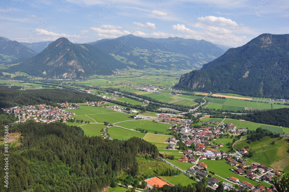 Blick von der Kanzelkehre in Tirol / Österreich