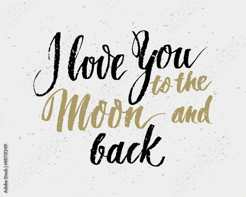Hand drawn love quote