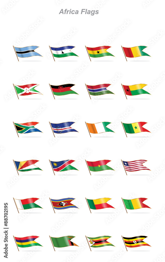 AFRICA FLAGS
