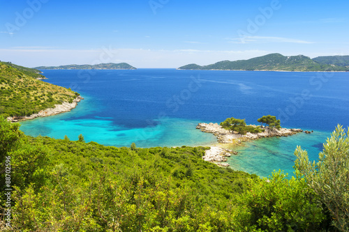 beautiful coastline near Dubrovnik in Dalmatia, Croatia © lukaszimilena
