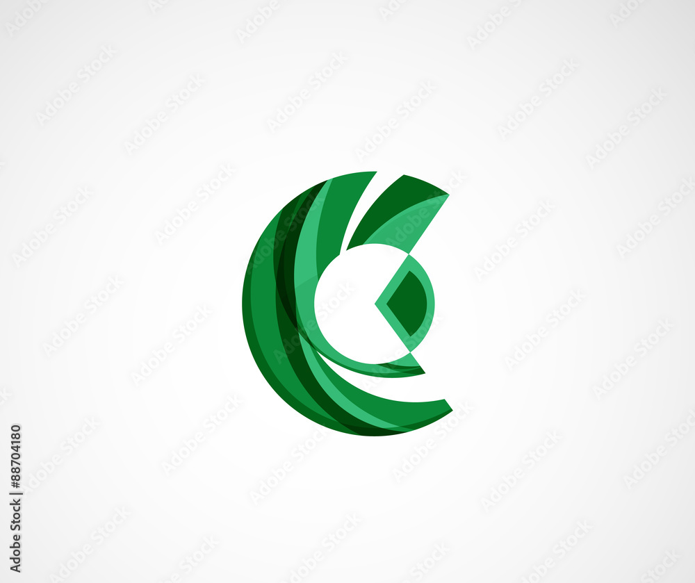 Statistics company logo design. Vector illustration. 