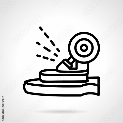 Line vector icon for sport shop